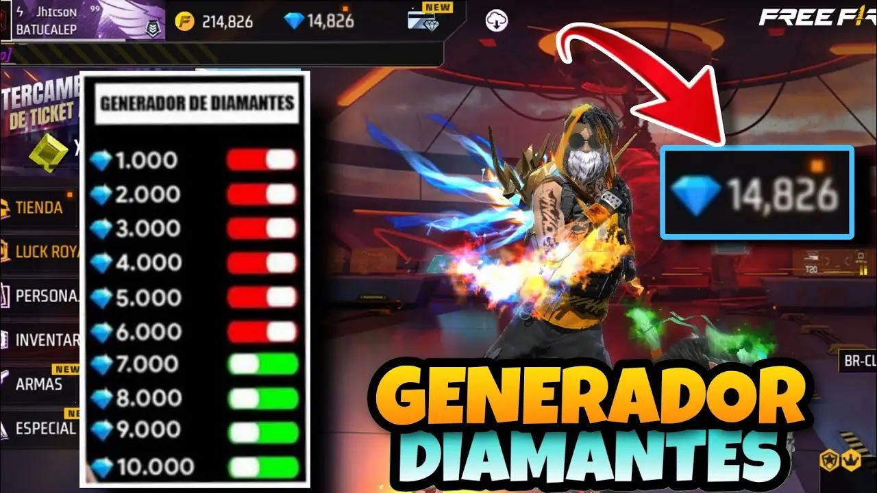 Generador de diamantes gratis” en Free Fire: la verdad + métodos reales 2026